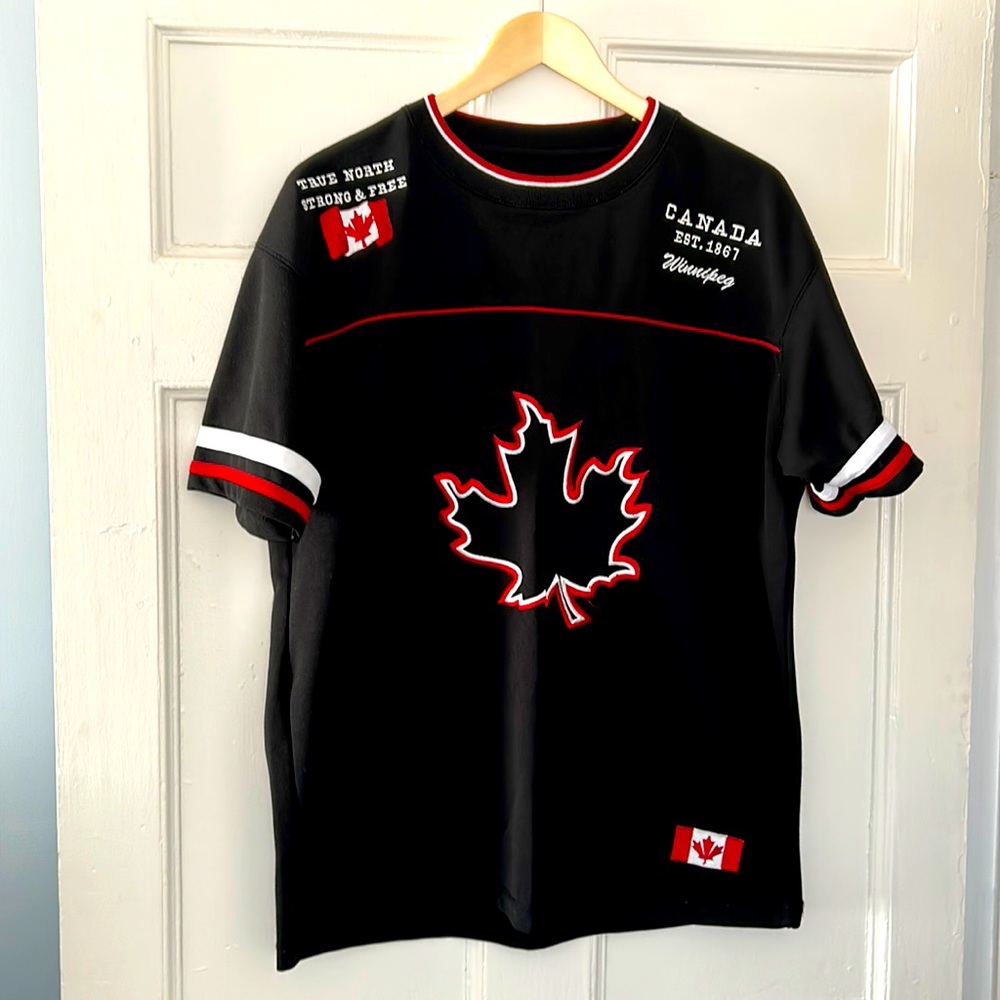 Canada Athletics True North Strong & Free.Canada EST. 1867 Winnipeg embroidered.